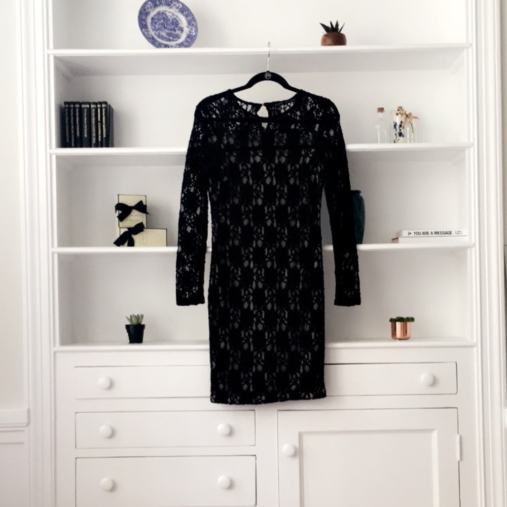 Black Lace Zara Bodycon Dress